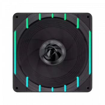 GAMEMAX TORNADO T14 ARGB-R 140 mm korpuso ventiliatorius, juodas