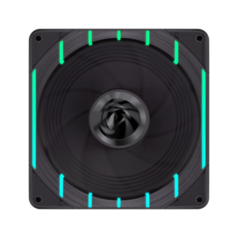 GAMEMAX TORNADO T14 ARGB-R 140 mm korpuso ventiliatorius, juodas