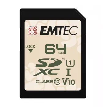 Flash atmintis Emtec 64GB UHS-I SDHC V30/V10 Outdoor