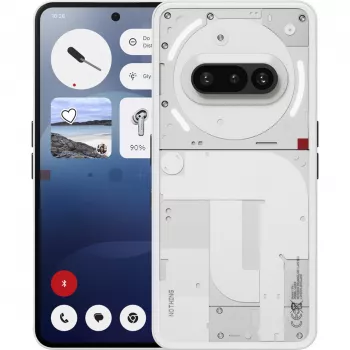 Nothing Phone (3a) 17.2 cm (6.77) Dviguba SIM Android 15 5G USB Type-C 12 GB 256 GB 5000 mAh Balta