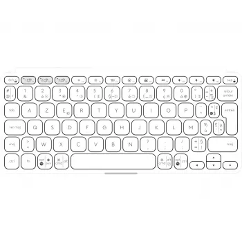 Logitech Keys-To-Go 2 Mini belaidė klaviatūra AZERTY
