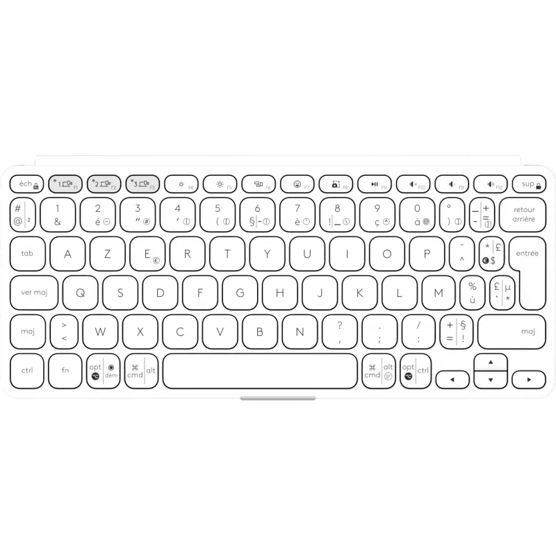 Logitech Keys-To-Go 2 Mini belaidė klaviatūra AZERTY