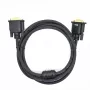 TB VGA-kabelis 15M-15M 1,8 M. Juoda-gold (AKTBXVGAMMG180B)