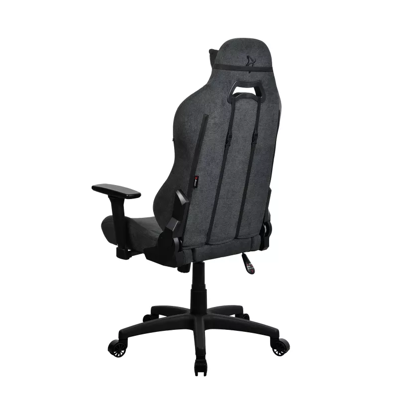 Žaidimų kėdė Arozzi Torretta minkšto audinio mėlyna ergonomiško dizaino