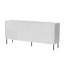 4D ABI komoda 200x45x88 matinis baltas