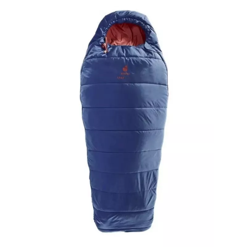 Deuter vaikiškas miegmaišis Starlight SQ (130-170 cm) - nightblue/redwood