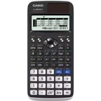 CASIO mokslinis skaičiuotuvas FX 991CEX CLASSWIZ juodas, 12 skaitmenų ekranas