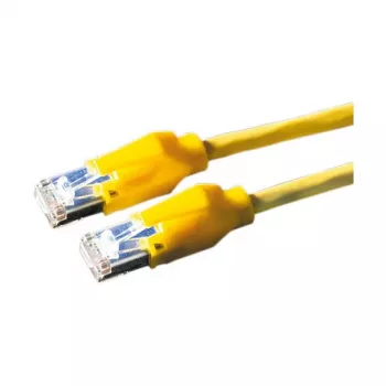 Datwyler DATWYLER - komutacinis kabelis - RJ-45 (V) - RJ-45 (V) - 5 m - SSTP kabelis - CAT 6 - Be halogenų - Geltonas (21.05.0052)