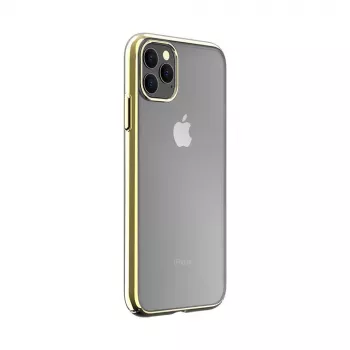 Apsauginis kietas dėklas Devia Glimmer serijos, skirtas iPhone 11 Pro — auksinis, PC korpusas