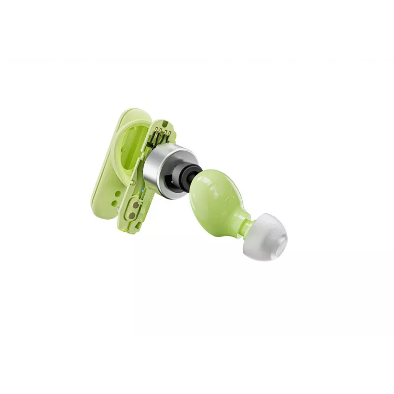 Ausinės į ausį, tikras belaidis ryšys, Skullcandy Smokin’ Buds – žalios, intraauralinės, 20–20000 Hz, 0,0406 kg