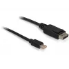 Displayport laidas DeLOCK 82698 1m mini DisplayPort į Displayport juodas