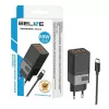 Beline ad. Siec. 2x USB-c 1x USB 65W kabelis USB-c Juoda/Juoda Pd 3.0