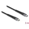 USB laidas DeLOCK 81126 USB 2.0 3 m USB C juodas