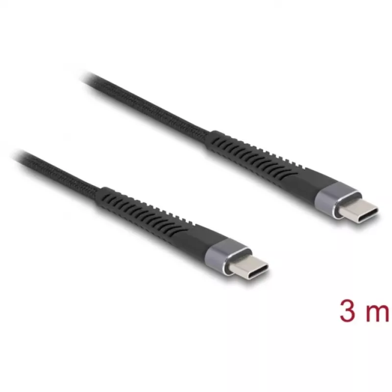 USB laidas DeLOCK 81126 USB 2.0 3 m USB C juodas
