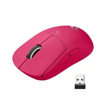 Logitech PRO X SUPERLIGHT belaidė pelė Purpurinė (910-005957)