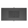 Spintelė stovui LANBERG FF01-6222-12B 22U 600x1200 mm juoda su stiklinėmis priekinėmis ir galinėmis durelėmis