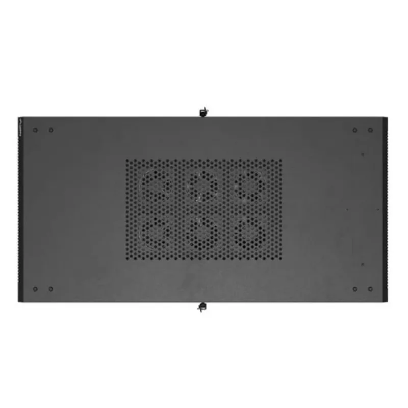 Spintelė stovui LANBERG FF01-6222-12B 22U 600x1200 mm juoda su stiklinėmis priekinėmis ir galinėmis durelėmis