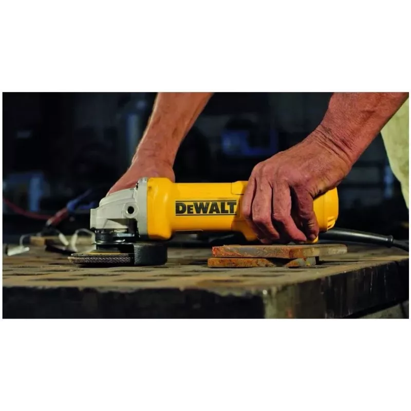 Kampinis šlifuoklis DeWalt DWE4233, 1400 W, 115 mm diskas, 2,45 kg, maitinamas iš tinklo