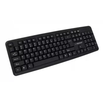Laidinė klaviatūra ESPERANZA EK134 Viso dydžio 100% USB, juoda, 1.45 m laidas