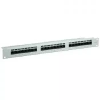 Patch Panel VALUE Cat.6/Class E 24 Ports UTP šviesiai pilkas