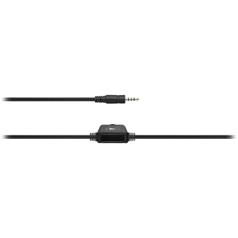 CANYON PC ausinės HSC-1 PC Mic plokščias 2m Juoda