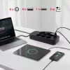 Maitinimo lizdas MACLEAN MCE391 B – 6 lizdai, 4×USB-A + 1×USB-C, 110–240V, 2500W, 3 m kabelis, juodas