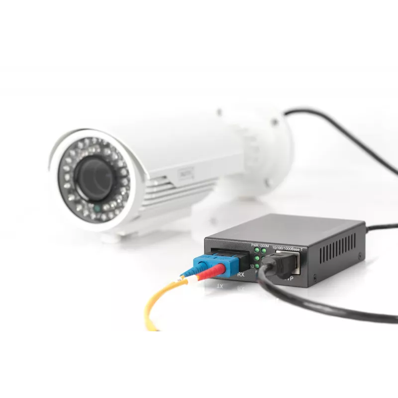 Digitus Gigabit PoE medijos keitiklis, RJ45 / SC, MM, PSE