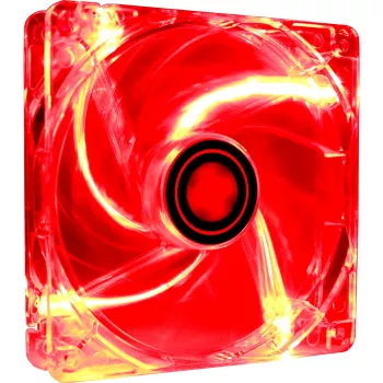Xilence XF046 120 mm korpuso ventiliatorius su raudonu LED