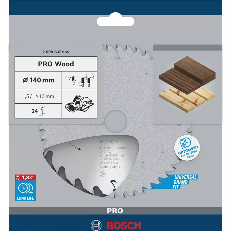 Bosch 2608837669 diskinis pjūklas, 140 mm