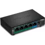 TRENDnet TPE TG52 - Switch - 4 x 10/100/1000 (PoE+) + 1 x 10/100/1000 - Stalinis, tvirtinamas prie sienos - PoE+ (32 W)