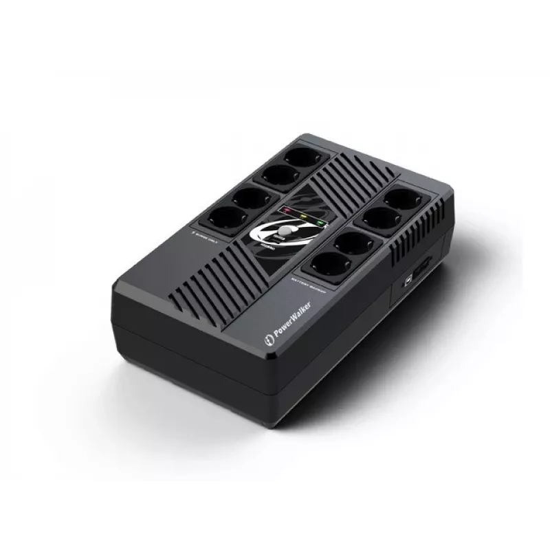 PowerWalker VI 800 MS FR nepertraukiamo maitinimo šaltinis (UPS) Linijinis-interaktyvus 0,8 kVA 480 W 8 AC lizdai