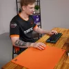 Fnatic DASH2 MAX žaidimų pelės kilimėlis, oranžinis
