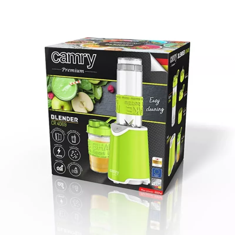 Camry CR 4069 blenderis 600 L Maisto gaminimo blenderis Žalias, Skaidrus, Baltas 500 W