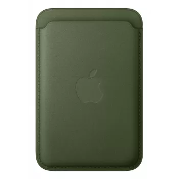 Kortelių laikiklis Apple iPhone FineWoven Wallet su MagSafe samanų žalia spalva Microtwill