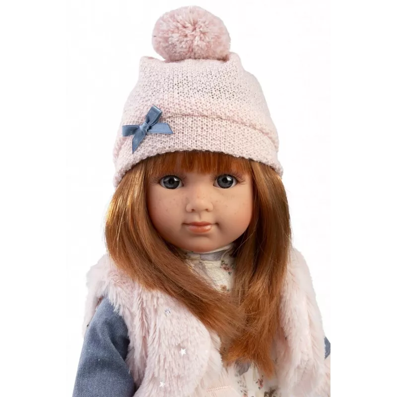 Lėlė Llorens Nicole 35 cm — realistiniai bruožai, minkštas kūnas, kūdikių lėlė