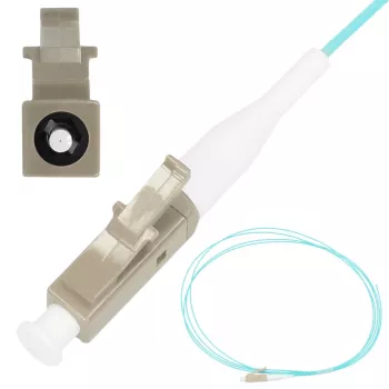 Šviesolaidinis sujungimo laidas Extralink LC/UPC daugiamodis OM3 50/125, 2 m, Easy strip