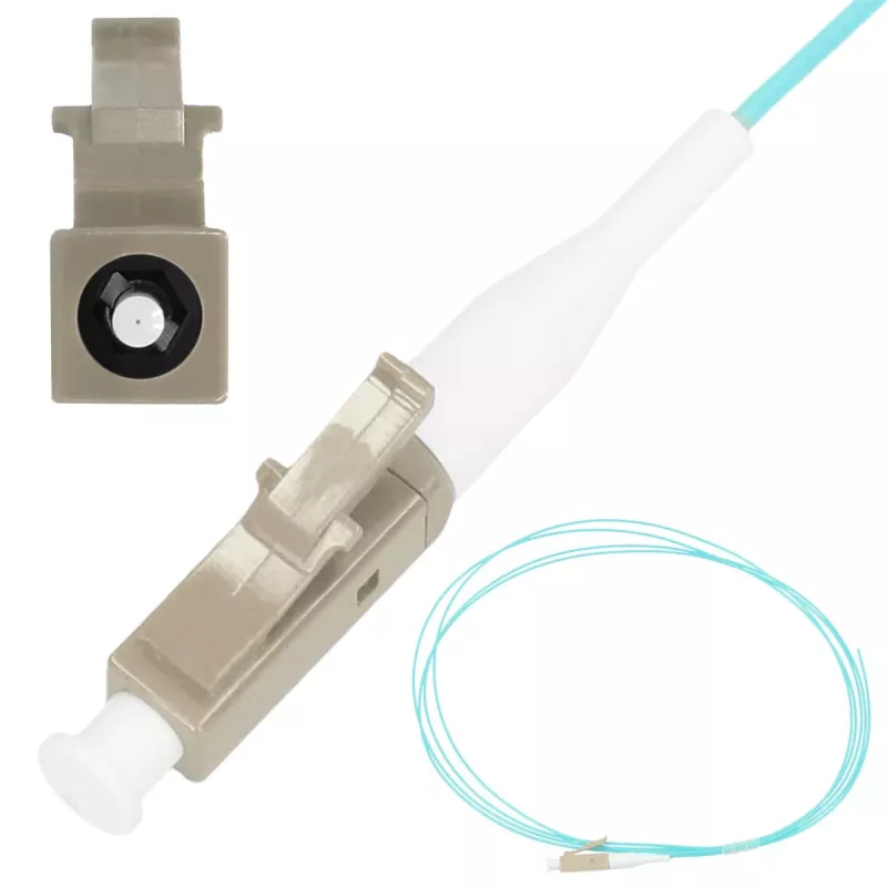 Šviesolaidinis sujungimo laidas Extralink LC/UPC daugiamodis OM3 50/125, 2 m, Easy strip