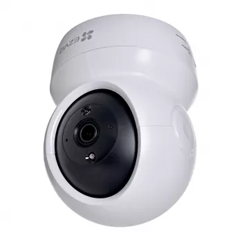 IP apsaugos kamera EZVIZ H6c 1920 x 1080, patalpų sferinė, Wi‑Fi ir Ethernet, 4 mm objektyvas, 360° apžvalga, microSD iki 256 GB