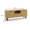 RTV SCANDI 2D1S plonas ARTISAN OAK