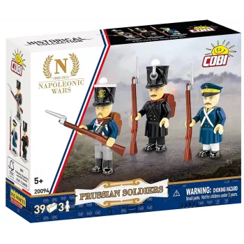 Cobi Prūsijos karių rinkinys — 39 detalės, kolekcionuojamos minifigūrėlės