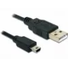 USB laidas DeLOCK USB 2.0-A / USB mini-B 5 kontaktų 0,70 m