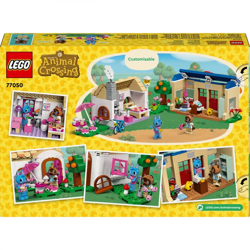 Konstruktorius LEGO 77050 Animal Crossing Nook's Shop Sophie's House rinkinys – modulinis žaidimų rinkinys