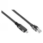 Good Connections eterneto kabelis USB-C RJ45, antracitinis, 1,5 m
