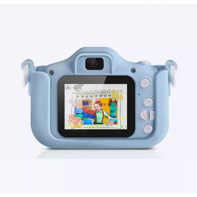 Extralink vaikų fotoaparatas H29 Single Blue, 1080P 30fps, 2.0 colių ekrano skaitmeninis fotoaparatas