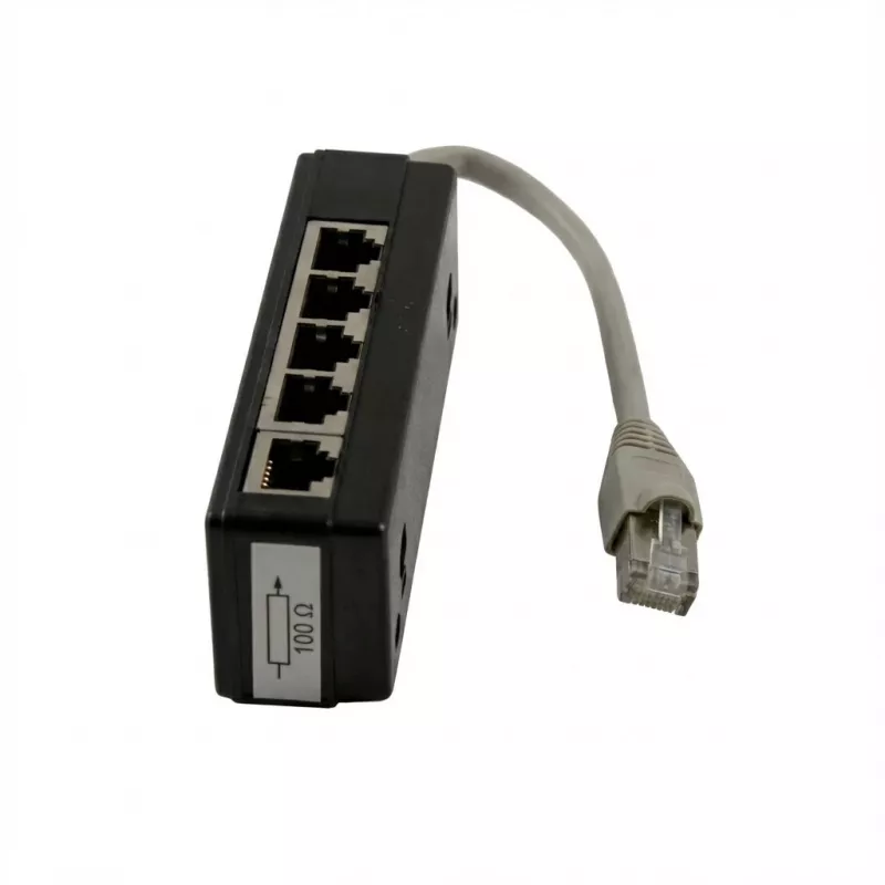 Synergy 21 S215232 - RJ45 - RJ45 - 0,15 m - juoda - pilka