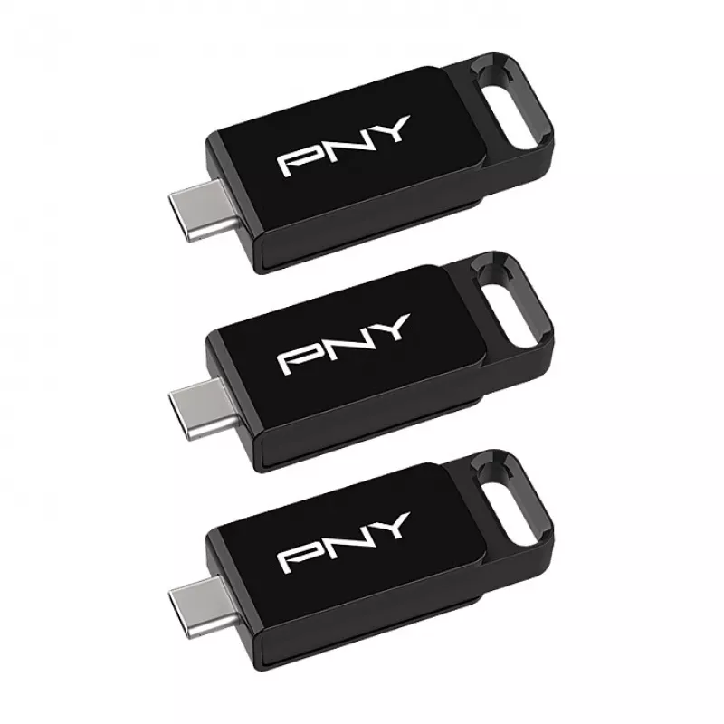 USB atmintinė PNY Elite 128 GB USB Type-C 3.2 Gen 1 (3.1 Gen 1) Juoda