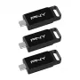 USB atmintinė PNY Elite 128 GB USB Type-C 3.2 Gen 1 (3.1 Gen 1) Juoda