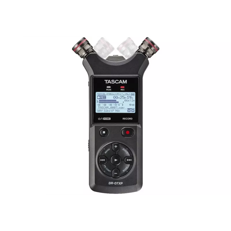 Tascam DR-07XP - nešiojamas skaitmeninis įrašytuvas su USB sąsaja