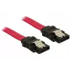 SATA kabelis DeLOCK 84302 0,5 m raudonas