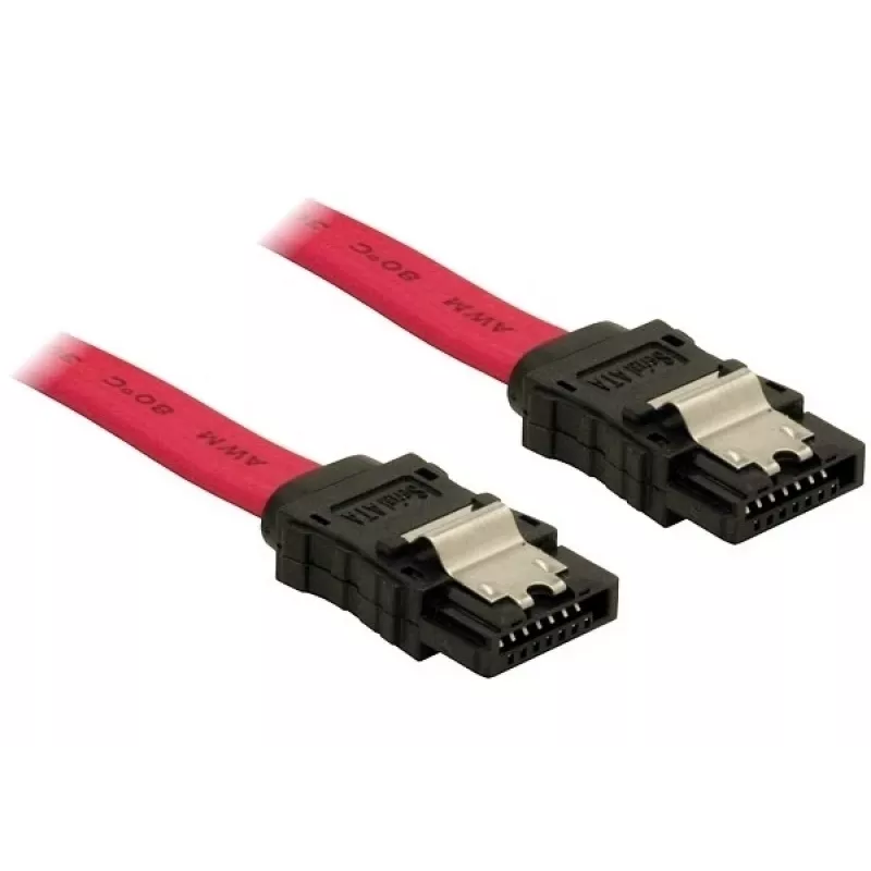 SATA kabelis DeLOCK 84302 0,5 m raudonas